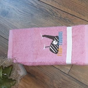 Gym/Workout embroidered towel